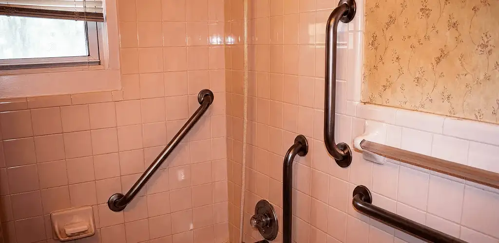 Shower grab bar installation for bathroom safety and accessibility in Little Rock, AR