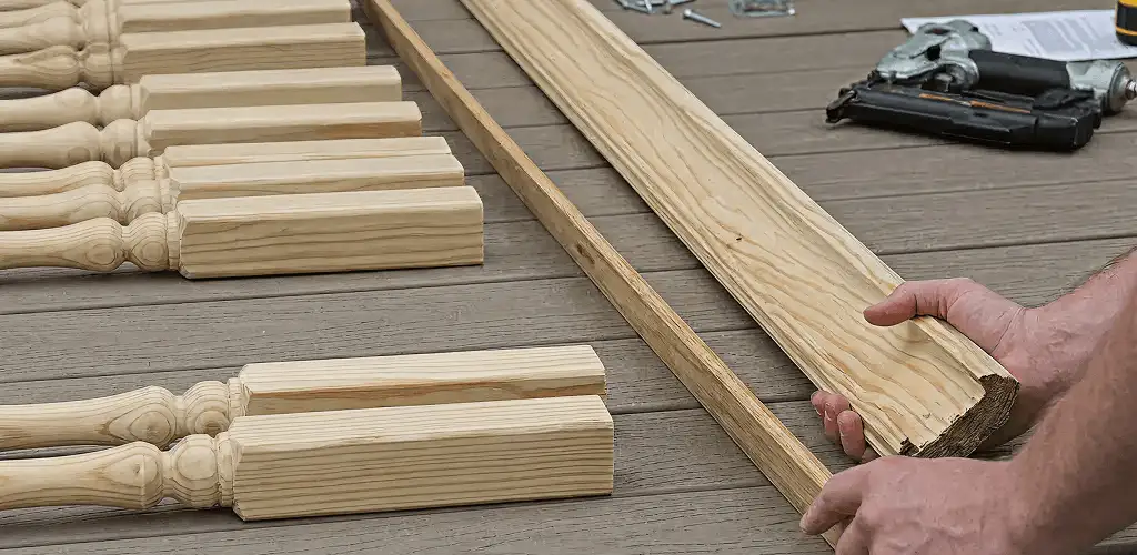 Handrail installation materials and wood components for stair rail work in Little Rock, AR